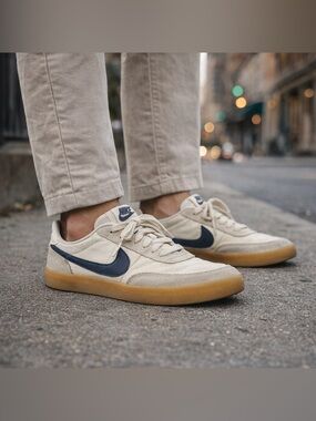 Nike Killshot 2 Cream Navy Gum Sole Sneakers Size 9